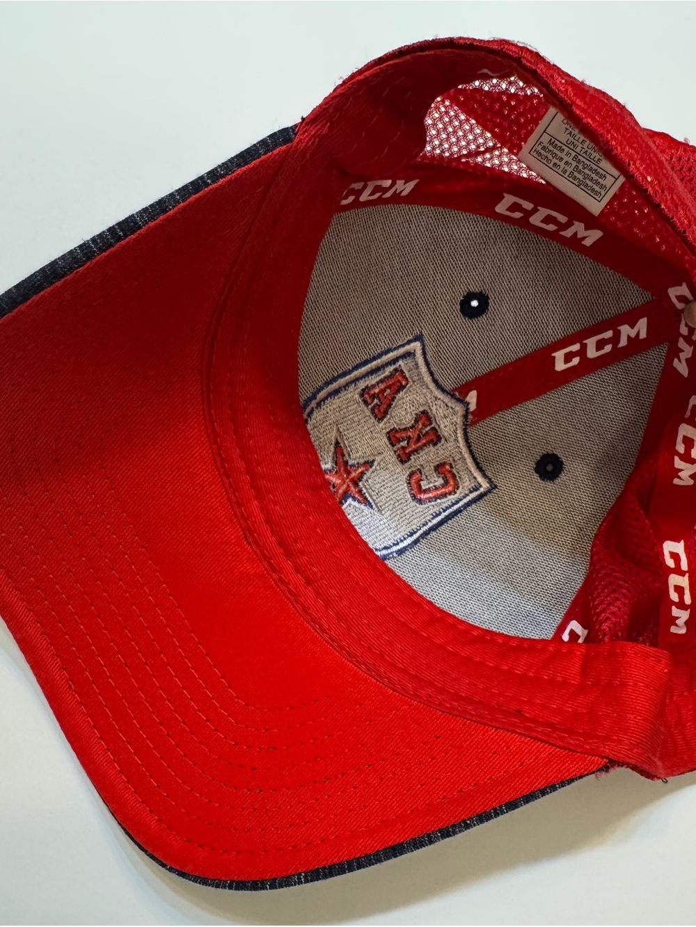 CCM Red Mesh Snapback Cap - Picture 4 of 5
